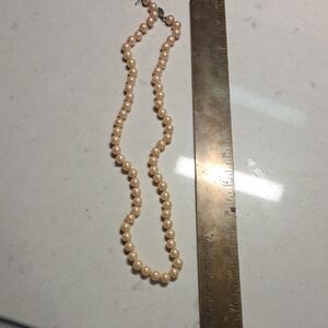 Vintage Off White Long Pearl Strand